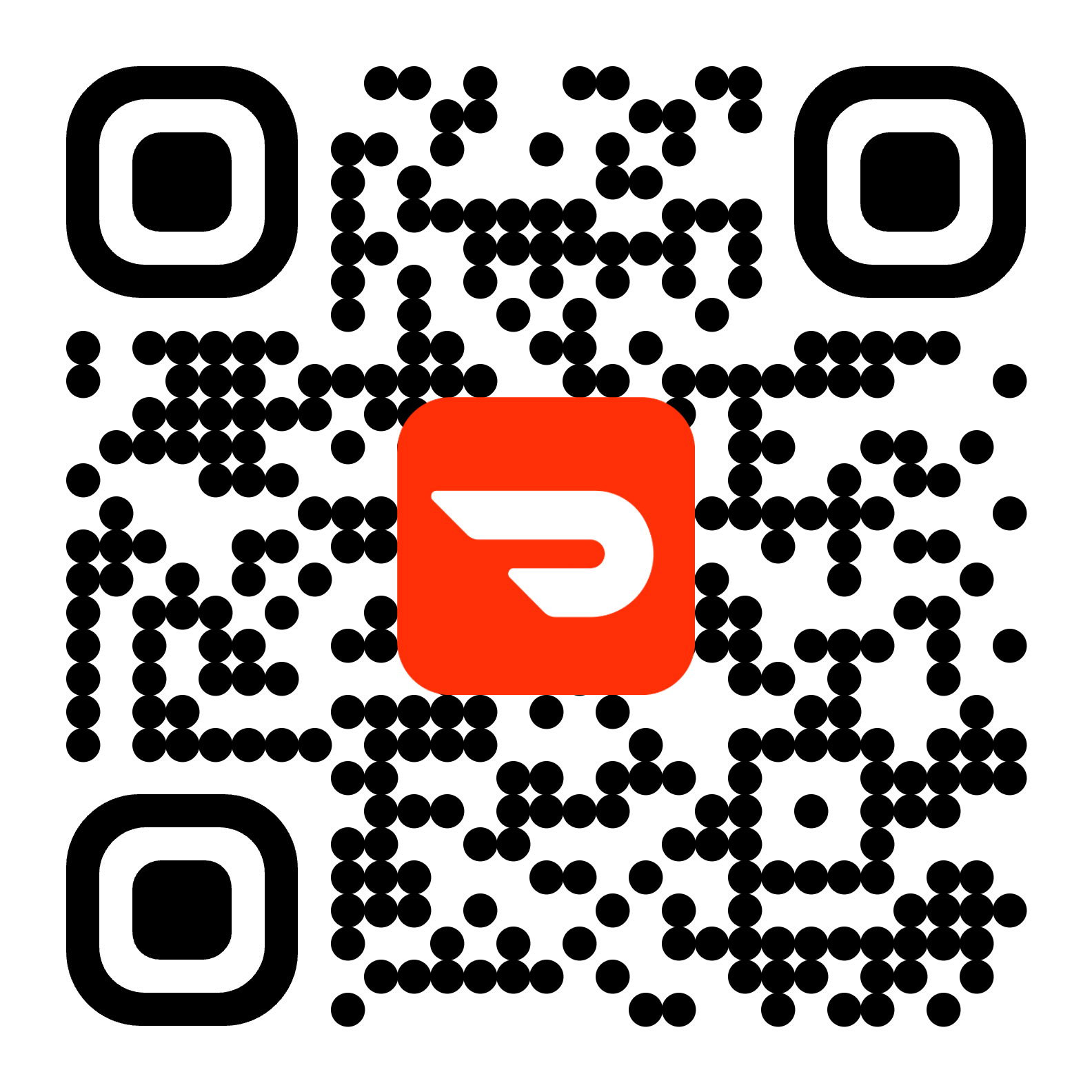 DoorDash QR code